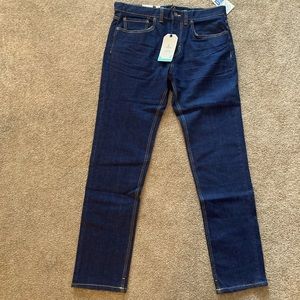 NWT prAna Jeans 34x34 Mens Straight Fit Feener Dark Denim